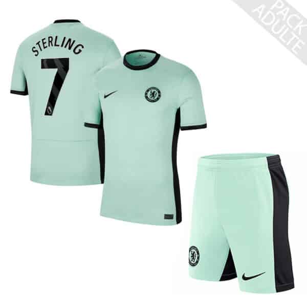 PACK CHELSEA THIRD STERLING ADULTE SAISON 2023-2024