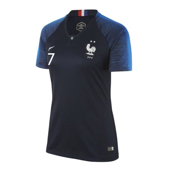 MAILLOT FRANCE DOMICILE FEMME GRIEZMANN 2018-2019