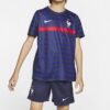 6758 PACK JUNIOR FRANCE DOMICILE. ENSEMBLE MAILLOT ET SHORT 2020 2021
