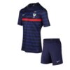 7015 PACK JUNIOR FRANCE DOMICILE. ENSEMBLE MAILLOT ET SHORT 2020 2021