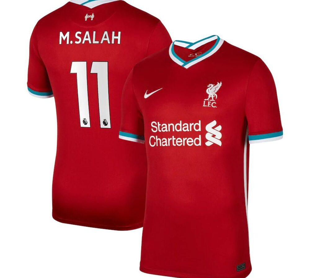 MAILLOT LIVERPOOL DOMICILE SALAH 2020-2021