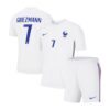 7294 PACK JUNIOR FRANCE EXTERIEUR MBAPPE. ENSEMBLE MAILLOT ET SHORT 2020 2021