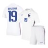 7318 PACK JUNIOR FRANCE EXTERIEUR MBAPPE. ENSEMBLE MAILLOT ET SHORT 2020 2021