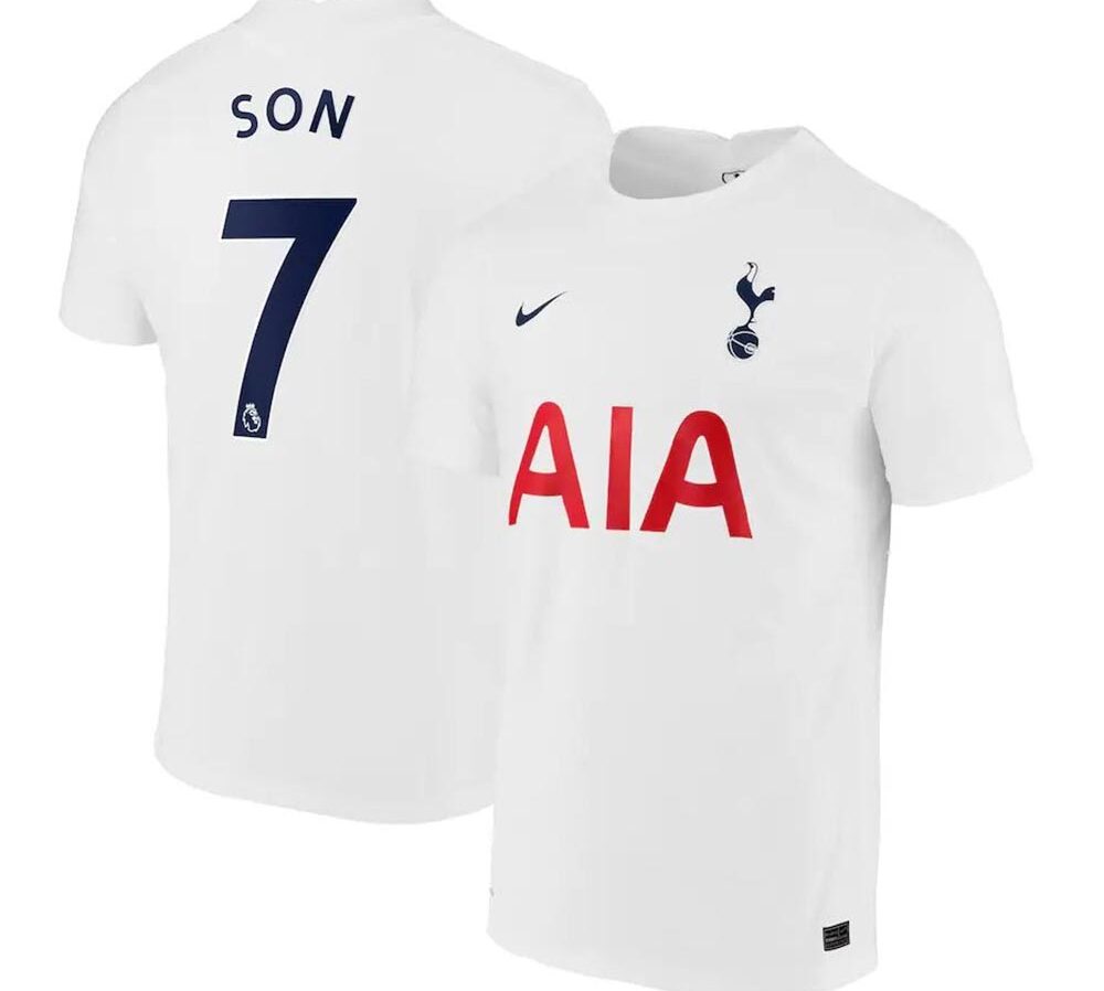 MAILLOT TOTTENHAM DOMICILE SON 2021-2022
