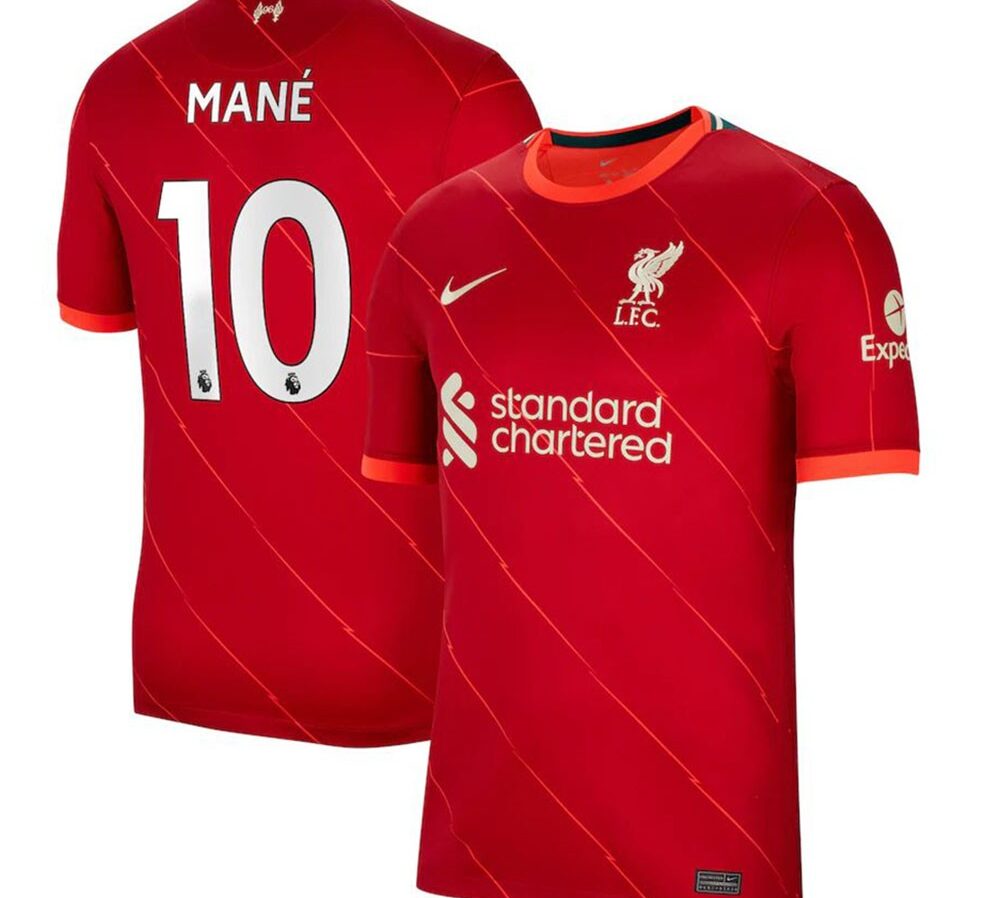 MAILLOT LIVERPOOL DOMICILE MANE 2021-2022