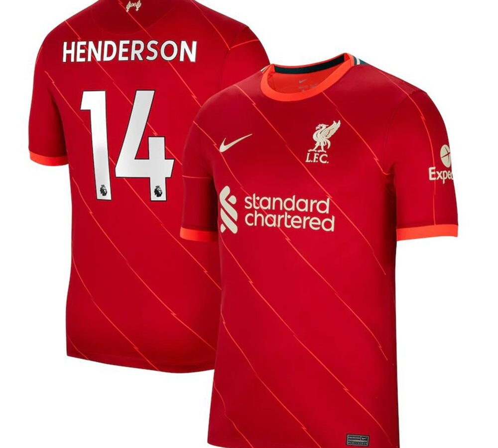 MAILLOT LIVERPOOL DOMICILE HENDERSON 2021-2022