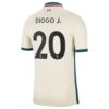 7846 MAILLOT LIVERPOOL EXTERIEUR DIOGO JOTA 2021 2022