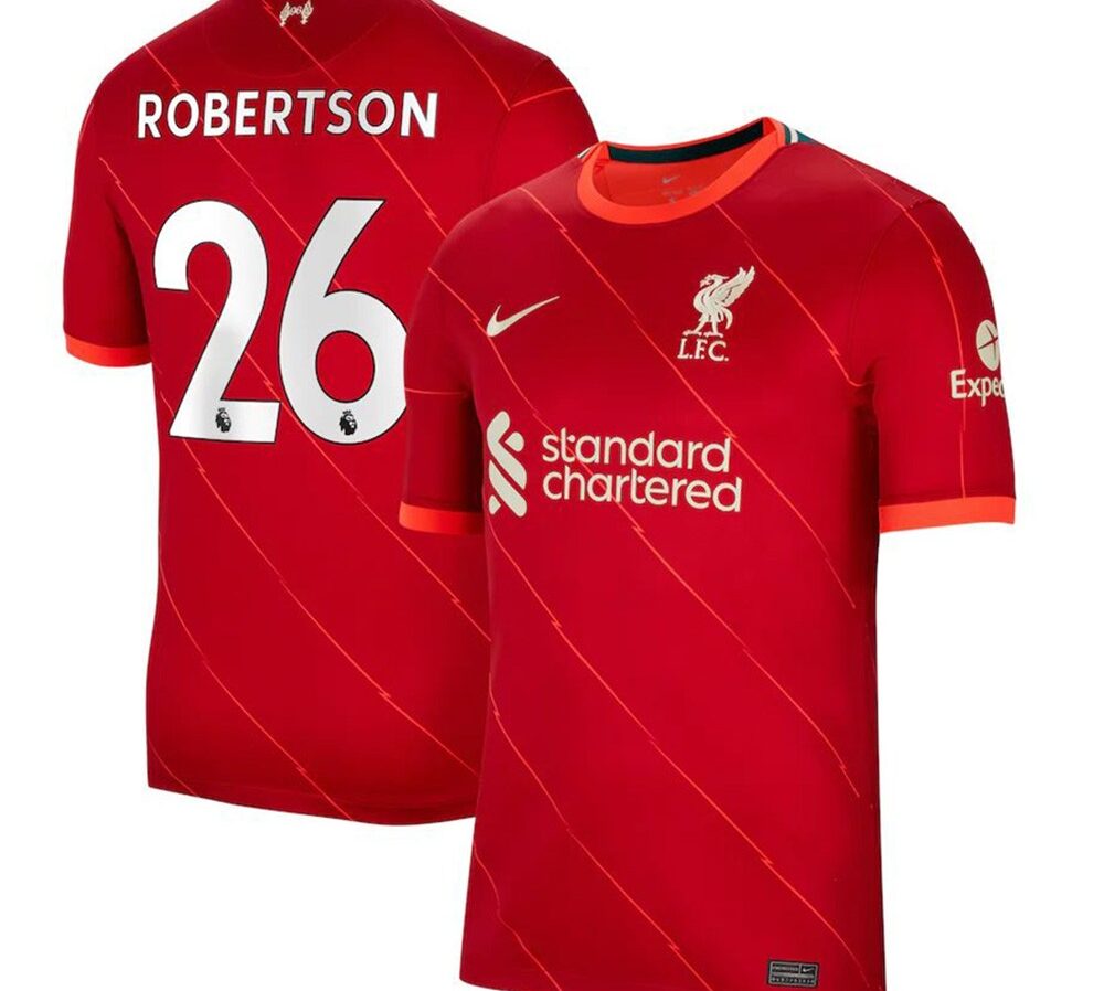 MAILLOT LIVERPOOL DOMICILE ROBERTSON 2021-2022