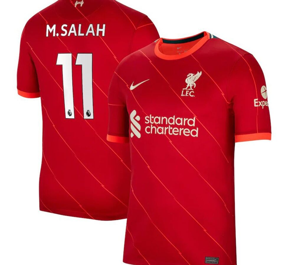 MAILLOT LIVERPOOL DOMICILE SALAH 2021-2022