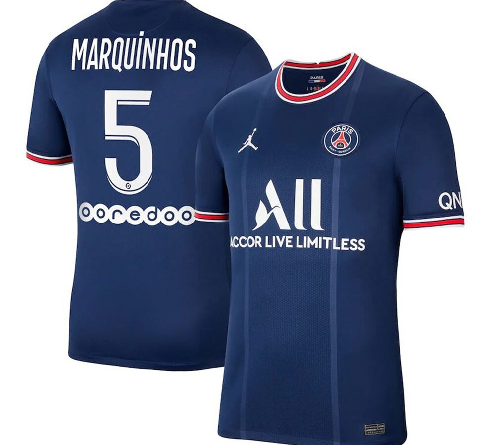 MAILLOT PSG DOMICILE MARQUINHOS 2021-2022
