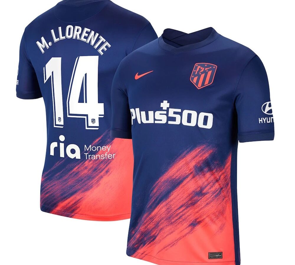 MAILLOT ATLETICO MADRID EXTERIEUR LLORENTE 2021-2022