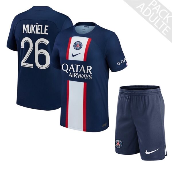 PACK PSG DOMICILE MUKIELE ADULTE SAISON 2022-2023