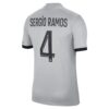 10222 PACK PSG EXTERIEUR SERGIO RAMOS. ENSEMBLE ADULTE MAILLOT ET SHORT 2022 2023
