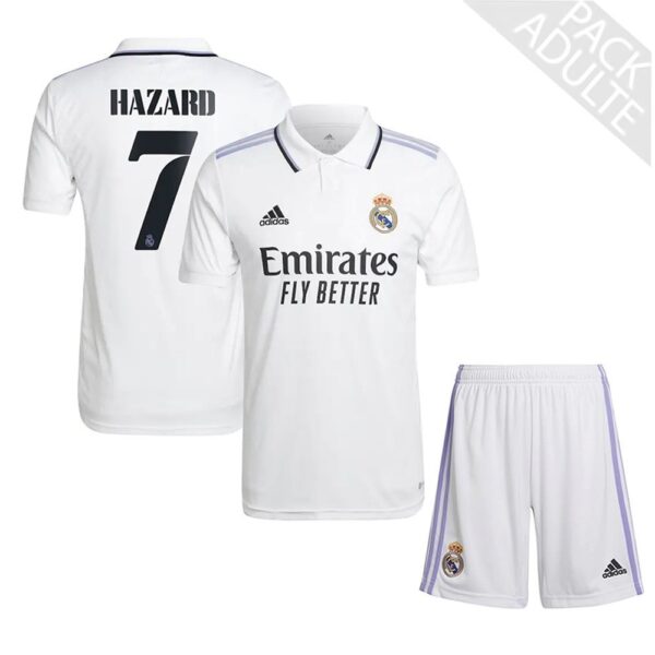 PACK REAL MADRID DOMICILE HAZARD ADULTE SAISON 2022-2023