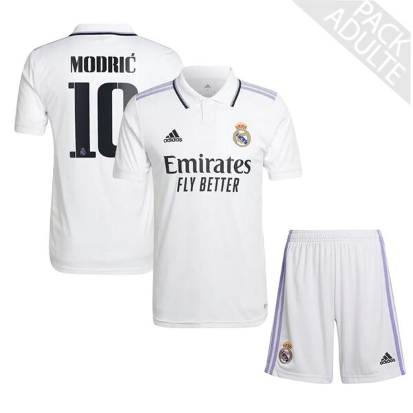 PACK REAL MADRID DOMICILE MODRIC ADULTE SAISON 2022-2023