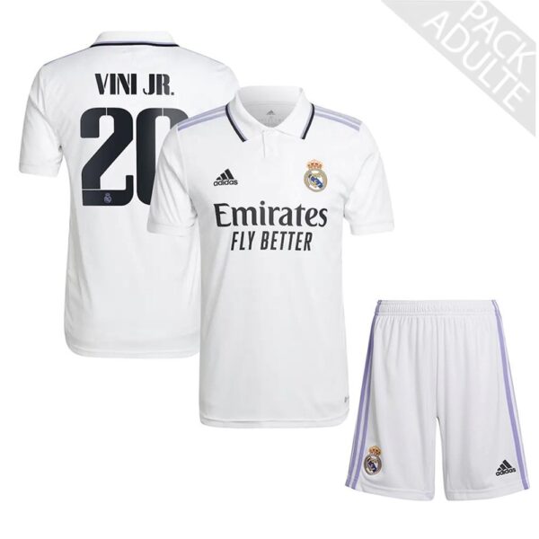 PACK REAL MADRID DOMICILE VINICIUS ADULTE SAISON 2022-2023