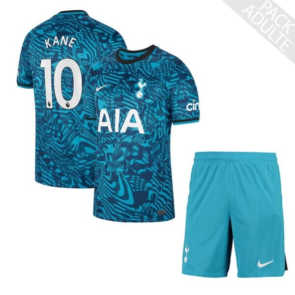 PACK TOTTENHAM THIRD KANE ADULTE SAISON 2022-2023