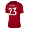 8654 MAILLOT LIVERPOOL DOMICILE LUIS DIAZ 2022 2023