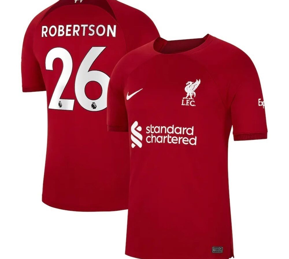 MAILLOT LIVERPOOL DOMICILE ROBERTSON 2022-2023