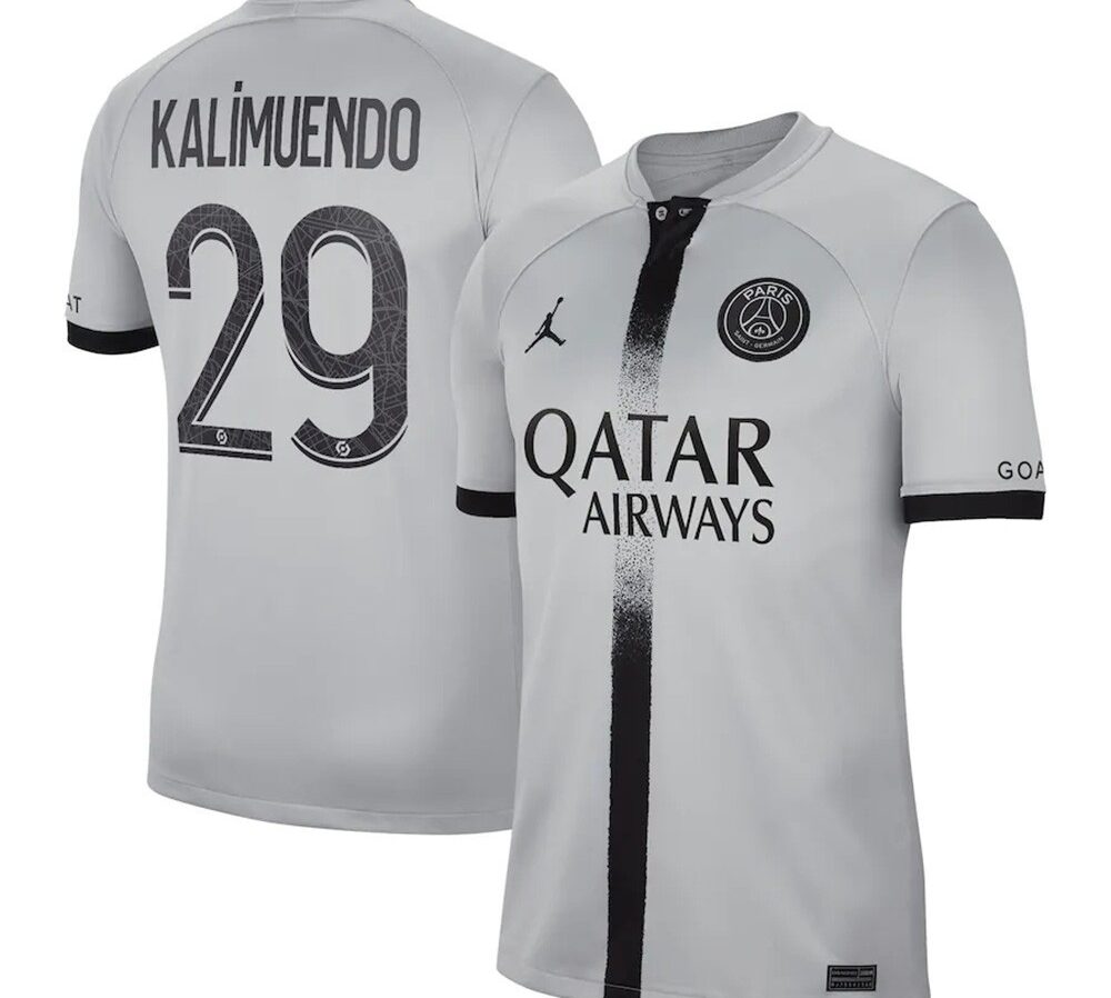 MAILLOT PSG EXTERIEUR KALIMUENDO 2022-2023