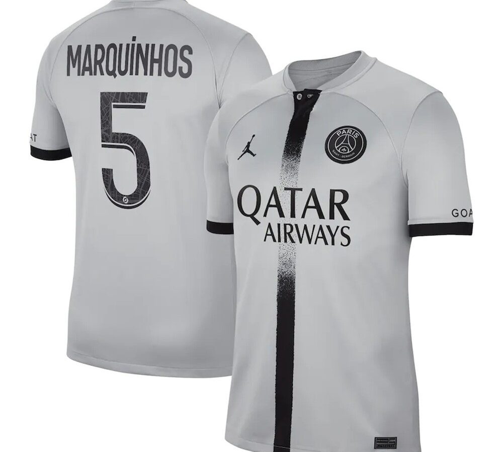 MAILLOT PSG EXTERIEUR MARQUINHOS 2022-2023