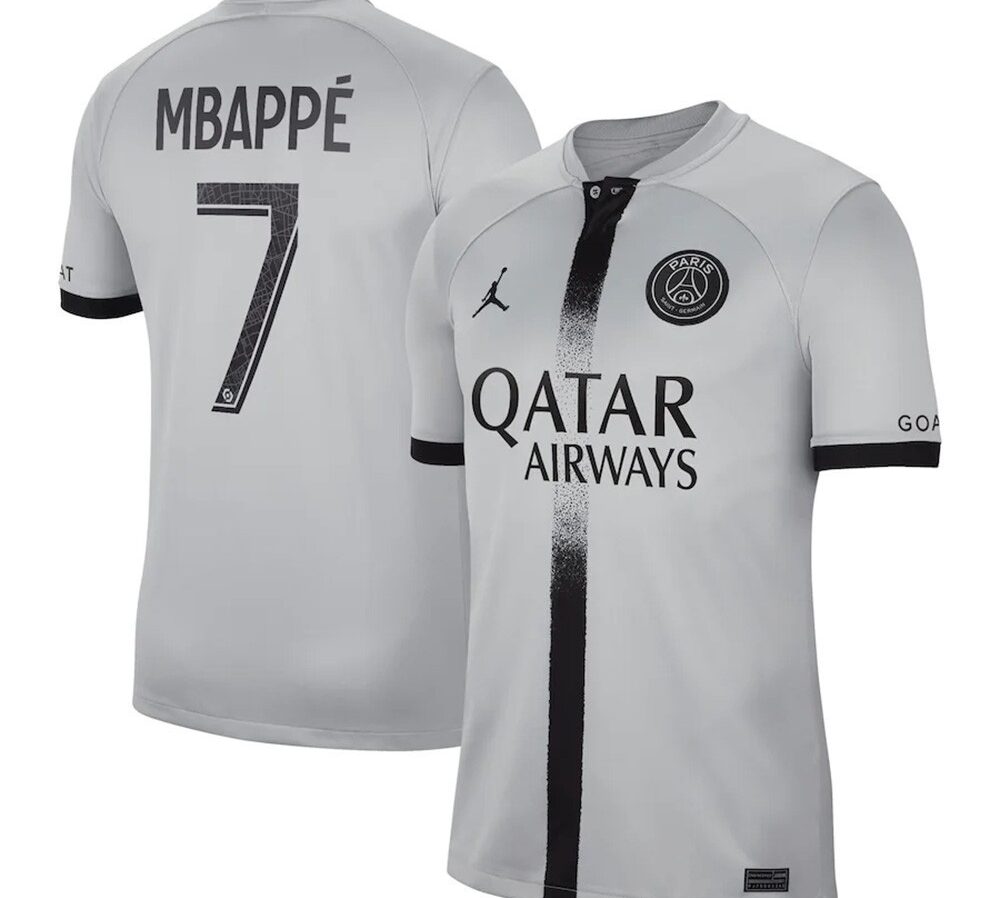 MAILLOT PSG EXTERIEUR MBAPPE 2022-2023