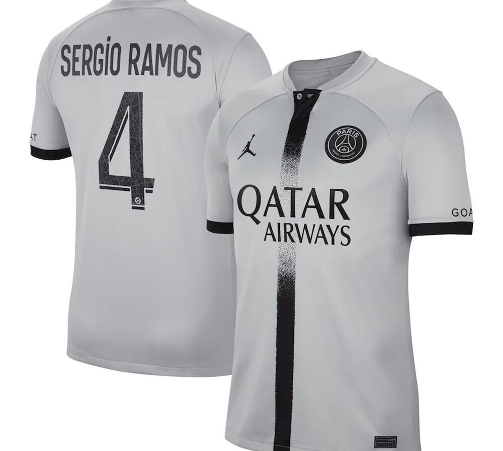 MAILLOT PSG EXTERIEUR SERGIO RAMOS 2022-2023
