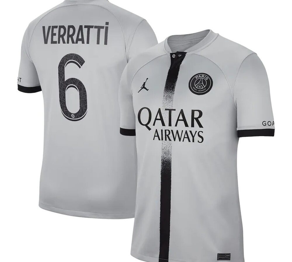 MAILLOT PSG EXTERIEUR VERRATTI 2022-2023