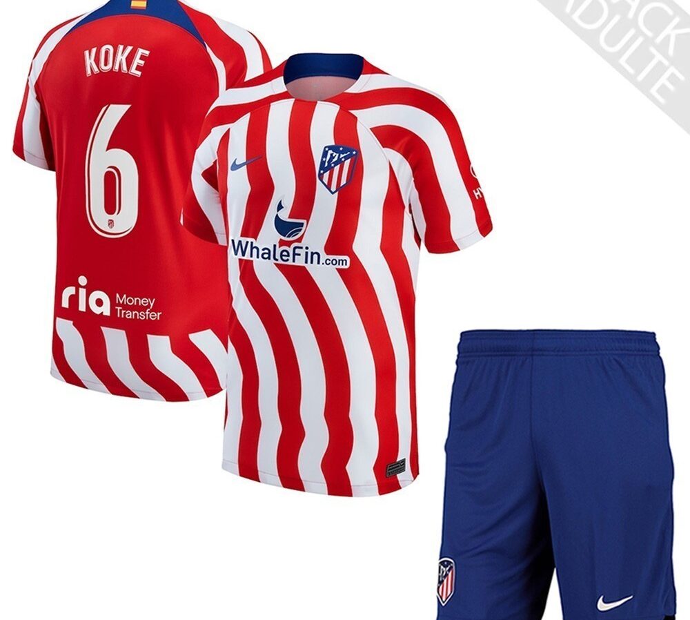 PACK ATLETICO MADRID DOMICILE KOKE 2022-2023