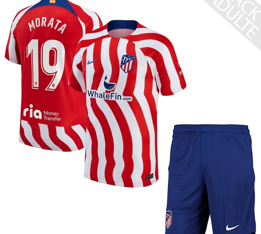 PACK ATLETICO MADRID DOMICILE MORATA 2022-2023
