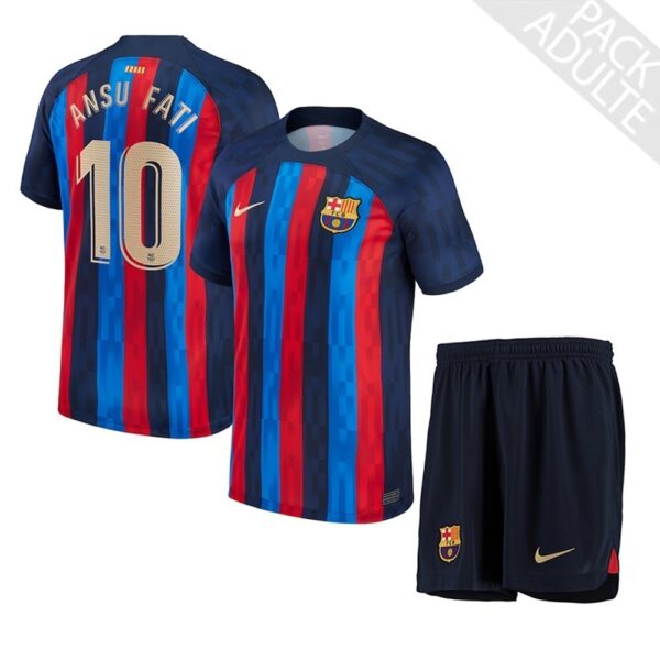 PACK FC BARCELONE DOMICILE ANSU FATI ADULTE SAISON 2022-2023