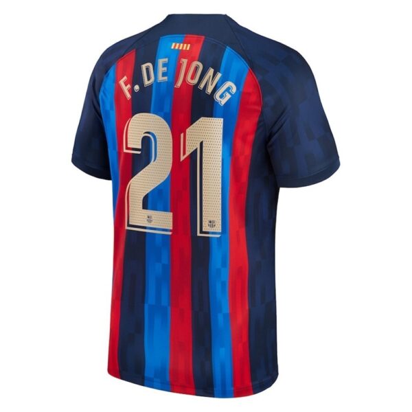 PACK FC BARCELONE DOMICILE FRENKIE DE JONG ADULTE SAISON 2022-2023