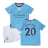 9637 PACK JUNIOR MANCHESTER CITY DOMICILE BERNARDO SILVA. ENSEMBLE MAILLOT ET SHORT 2022 2023