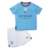 9648 PACK JUNIOR MANCHESTER CITY DOMICILE MAHREZ. ENSEMBLE MAILLOT ET SHORT 2022 2023