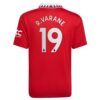9671 PACK JUNIOR MANCHESTER UNITED DOMICILE VARANE. ENSEMBLE MAILLOT ET SHORT 2022 2023