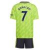 9690 PACK JUNIOR MANCHESTER UNITED THIRD RONALDO. ENSEMBLE MAILLOT ET SHORT 2022 2023
