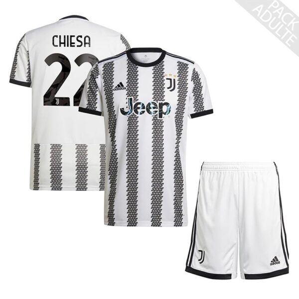 PACK JUVENTUS DOMICILE CHIESA ADULTE SAISON 2022-2023