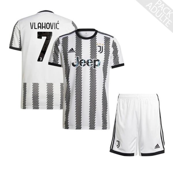 PACK JUVENTUS VLAHOVIC DOMICILE ADULTE SAISON 2022-2023