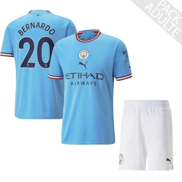 PACK MANCHESTER CITY DOMICILE BERNARDO SILVA ADULTE SAISON 2022-2023