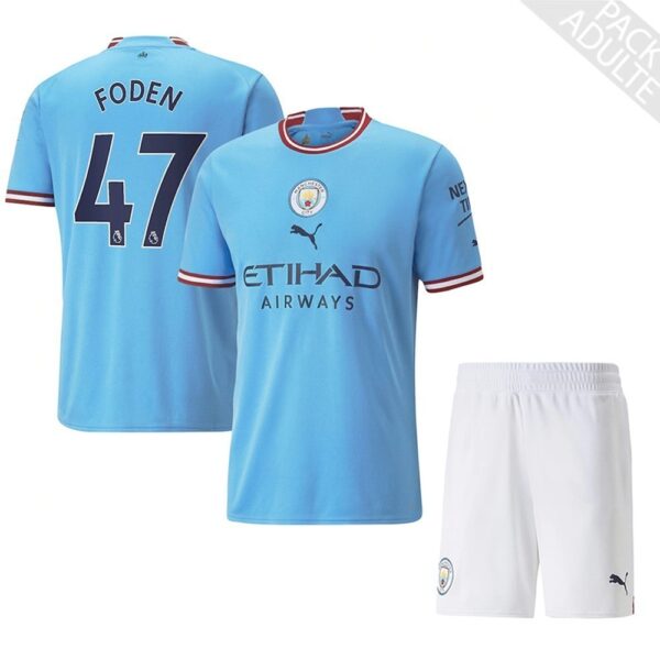 PACK MANCHESTER CITY DOMICILE FODEN ADULTE SAISON 2022-2023