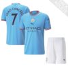 9941 PACK MANCHESTER CITY DOMICILE JOAO CANCELO. ENSEMBLE ADULTE MAILLOT ET SHORT 2022 2023