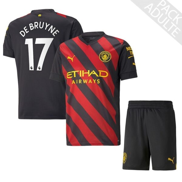 PACK MANCHESTER CITY EXTERIEUR DE BRUYNE ADULTE SAISON 2022-2023