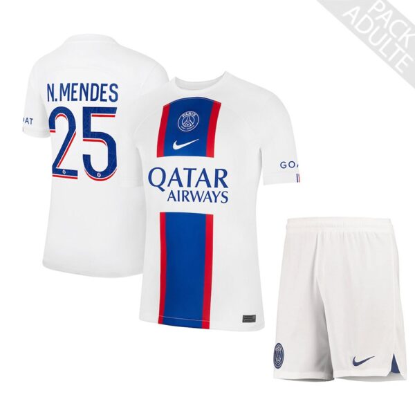 PACK PSG THIRD NUNO MENDES ADULTE SAISON 2022-2023