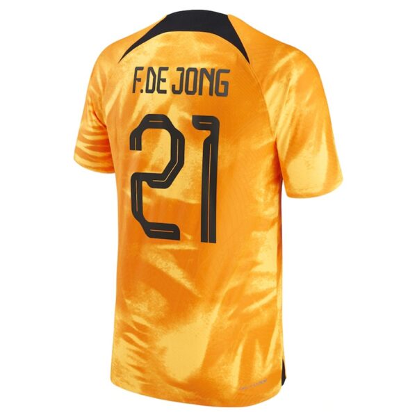 MAILLOT PAYS-BAS DOMICILE FRENKIE DE JONG 2022-2023