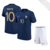 11137 PACK FRANCE DOMICILE MBAPPE. ENSEMBLE ADULTE MAILLOT ET SHORT 2022 2023