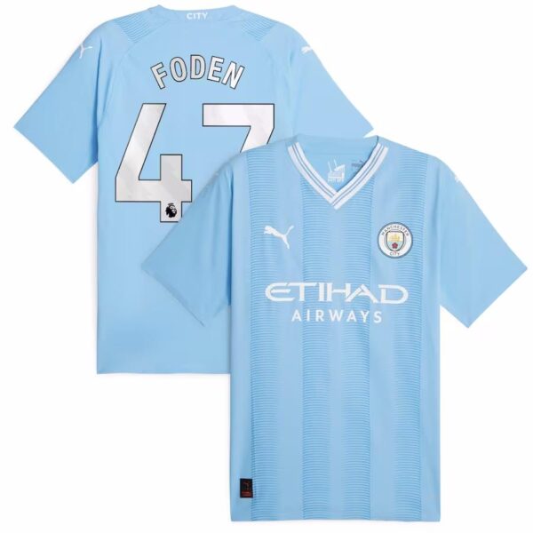 MAILLOT MANCHESTER CITY DOMICILE STONES 2023-2024