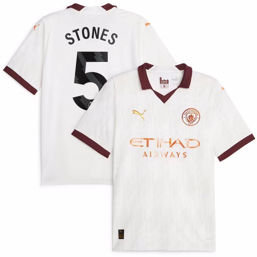 MAILLOT MANCHESTER CITY EXTERIEUR STONES 2023-2024