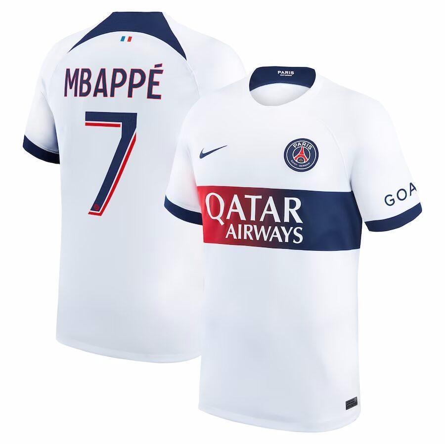 MAILLOT PSG EXTERIEUR MBAPPE 2023-2024