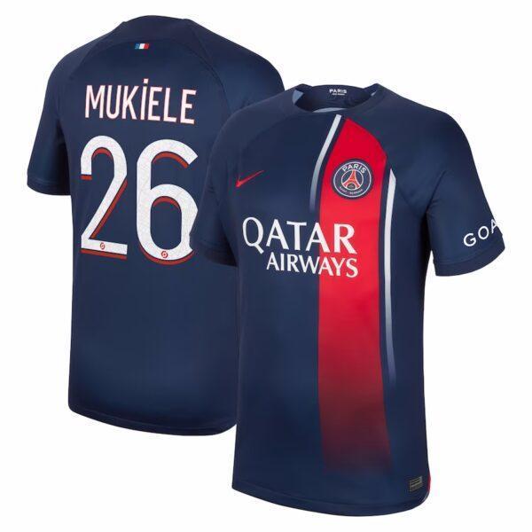 MAILLOT PSG DOMICILE MUKIELE 2023-2024