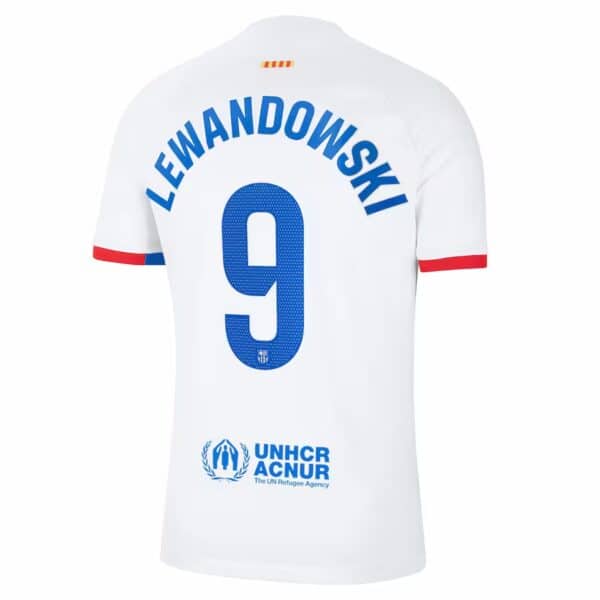 PACK FC BARCELONE EXTERIEUR LEWANDOWSKI ADULTE SAISON 2023-2024